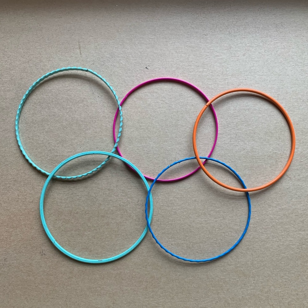 Neon Bangle bracelets